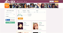 Desktop Screenshot of 4-sex.ru