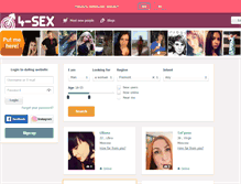 Tablet Screenshot of 4-sex.ru